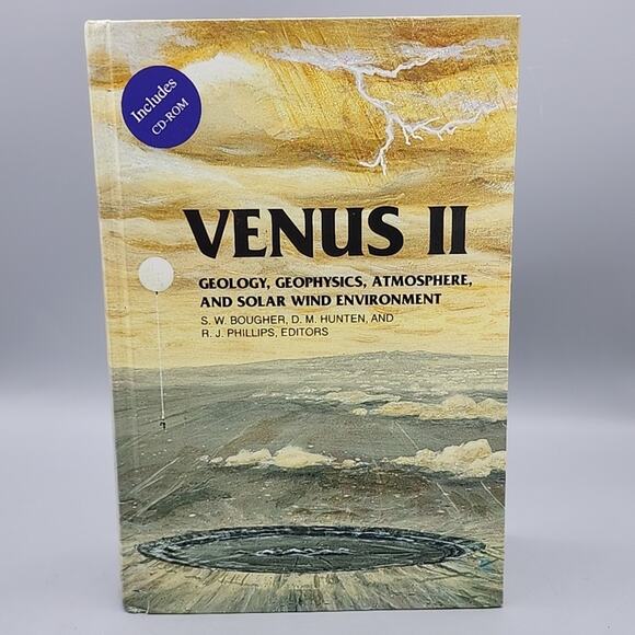 Venus 2 Geology Geophysics Atmosphere & Solar Wind Environment Book & CD HC - Picture 1 of 16